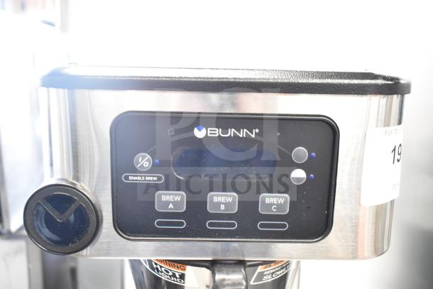 2025 Bunn ICB-DV 53100.0100 BrewWISE stainless steel single automatic coffee brewer, new scratch and dent, 120V.