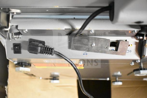 Mettler Toledo commercial countertop scale showing wiring and connections, in tested working condition.