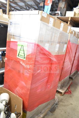 30 BRAND NEW SCRATCH AND DENT! Boxes of Electro-Voice EVID-P6.2UW Pendant Speaker 6.5". 30 Times Your Bid!