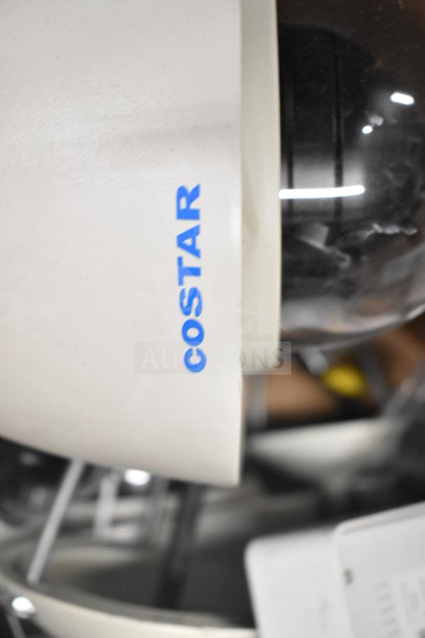 Costar CDT2H22MTO TVI/AHD speed dome camera, white housing, logo visible. Part of 24-item auction lot.