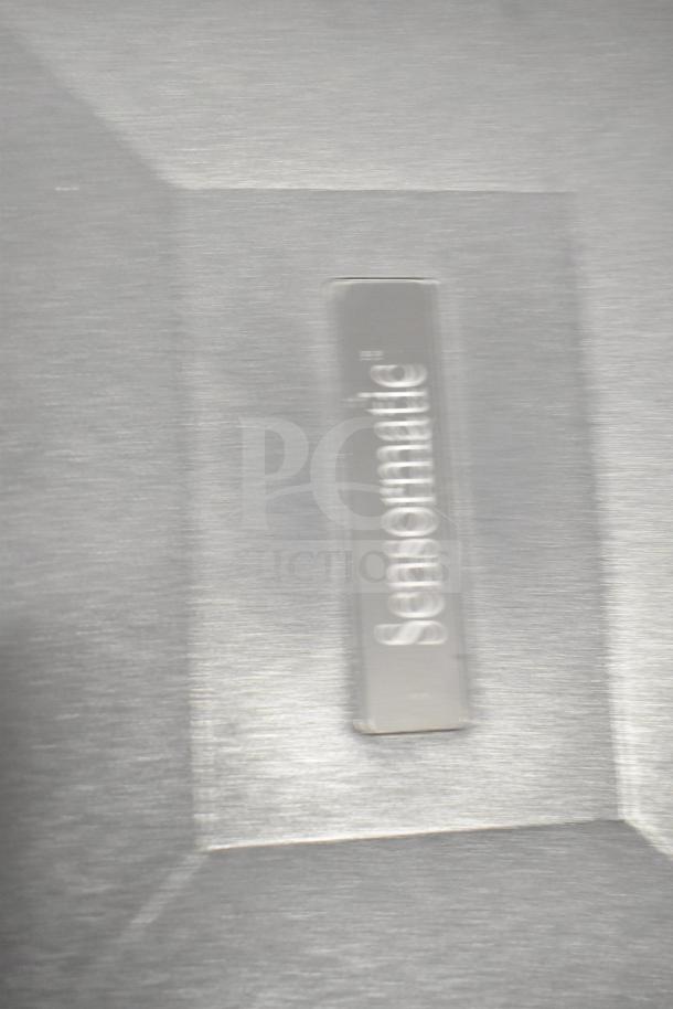 Sensormatic ZBSMPCPEF Compact Pad Pro, brushed metal finish, brand label visible, part of auction lot of five items.