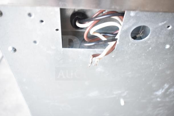 Hoshizaki F-501MAJ Commercial Ice Head, 208-230V, 1 Phase; exposed wiring visible, requires maintenance.