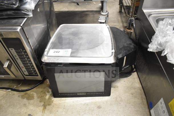 2024 Hobart HTi-7LH4W countertop food portioning scale, tested, working, 120/208-240V, used condition, model label visible.