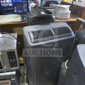 Midea Portable Air Conditioner, Model MAP12S1TGR-S, 115 Volt, used condition. Visible control panel and air vents.