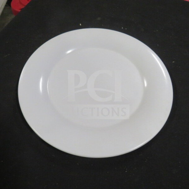 12-inch Blackwood BII melamine plate, model 11XBID, in pristine condition, simple white design.
