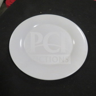 12-inch Blackwood BII melamine plate in pristine condition, model 11XBID, smooth white surface.