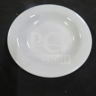 9-inch Blackwood BII melamine bowl, white, durable, scratch-resistant; ideal for auctions, marked 10XBID.