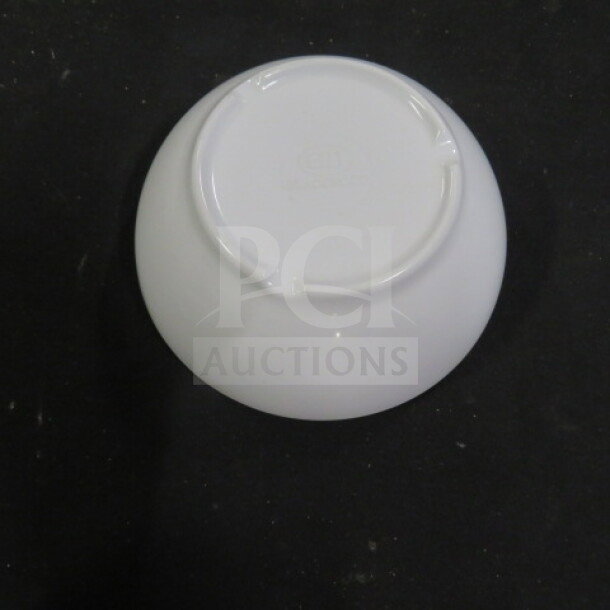6-inch white bowl, smooth finish, visible markings on the bottom. Model: 12XBID. Excellent condition.