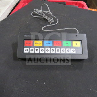 Logic Controls KB1700-B bump bar, new, with multicolored buttons. Features durable design and connection cable.
