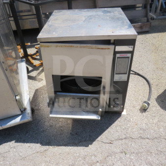 Broaster VF-3i ventless countertop fryer, 120/208V, stainless steel, used condition, dimensions 22.5"x23"x27".