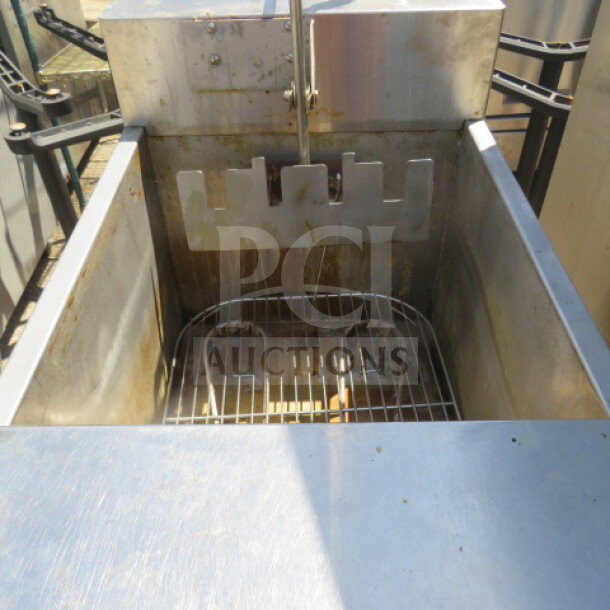 Frymaster Pasta Magic Cooker on casters, Model# 8BCSC, 208 Volt, stainless steel, measures 18x32x40 inches. Used condition.