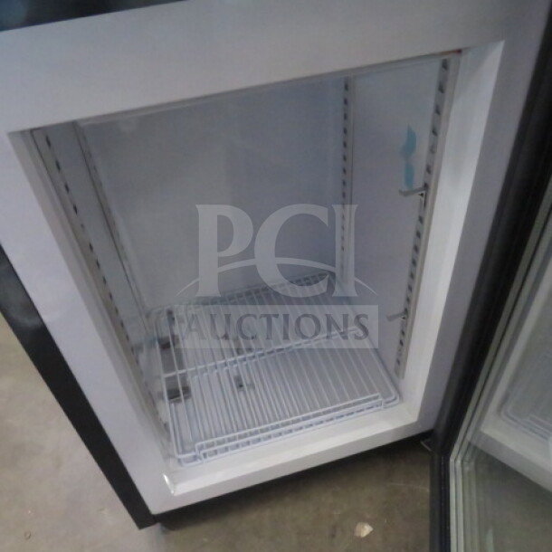 Countertop Glass Door Display Freezer, Model SD50B, for liquor/ice cream. 110-120 Volt, excellent condition.