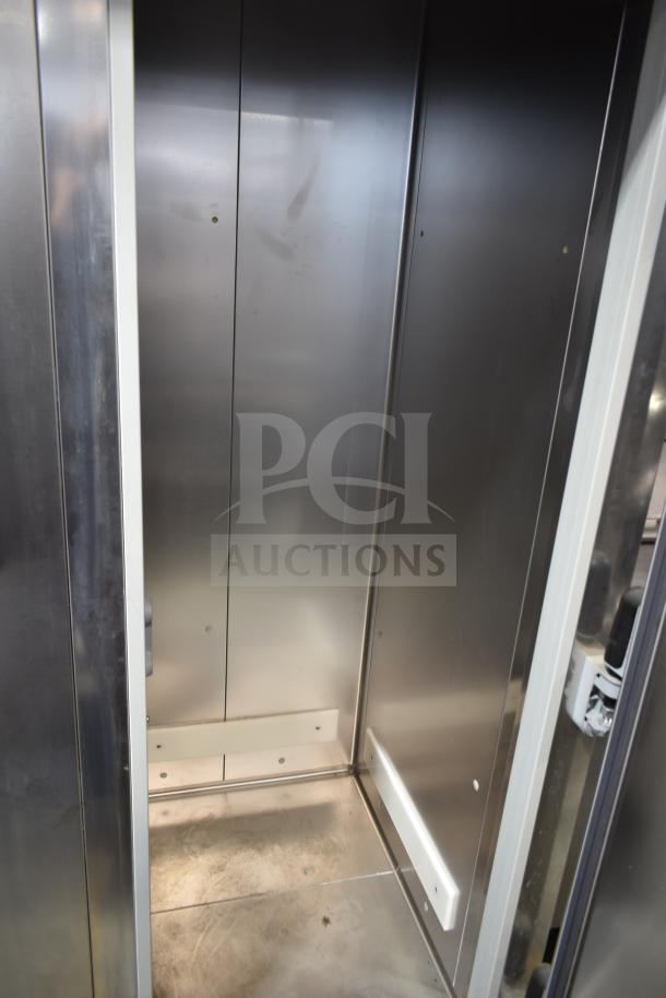 Desmon GBF-20GN1/1HNTS-R-ETL commercial roll-in rack blast chiller, stainless steel interior, 208-220V, 1 phase.