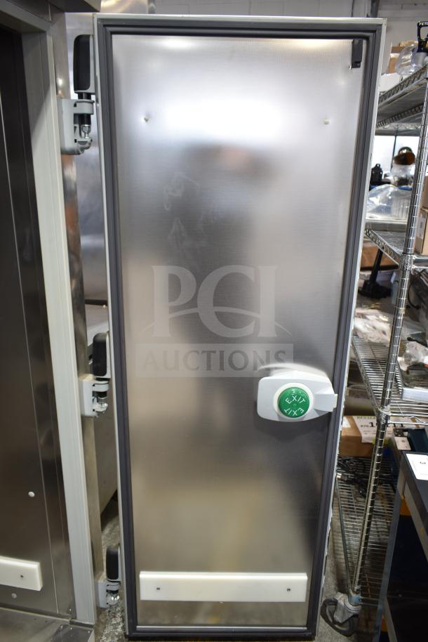 Desmon GBF-20GN1/1HNTS-R-ETL commercial roll-in rack blast chiller, 1 phase, 208-220 volts, stainless steel.