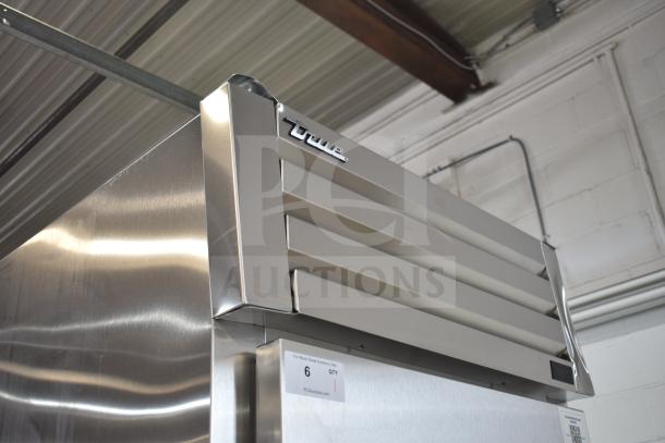 Brand new True STG1FRI-1S-HC commercial roll-in freezer. Single door, stainless steel, 115V, 1 phase, scratch and dent.