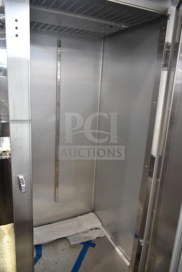 Brand new 2026 True STG1FRI-1S-HC roll-in freezer, scratch and dent, single door, 115V, 1 phase, commercial use.