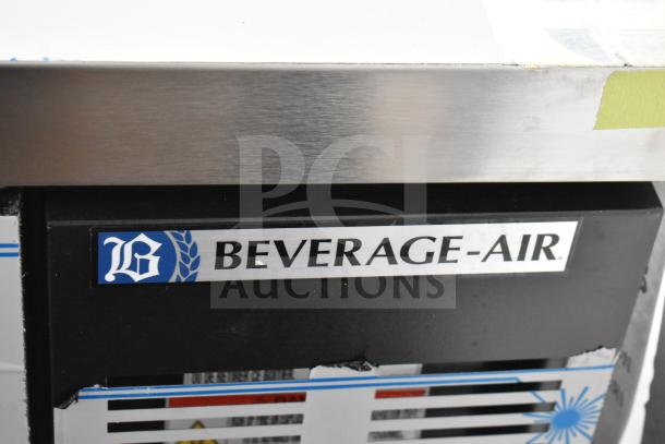 Brand new 2024 Beverage Air BB48HC-1-B-27 back bar refrigerator. Black solid door, 48", 115V, scratch and dent condition.