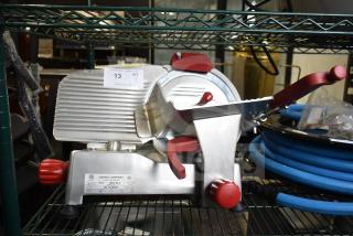 Brand new 2024 Berkel B10-SLC commercial meat slicer, 10" blade, sharpener included, 115V, scratch and dent condition.