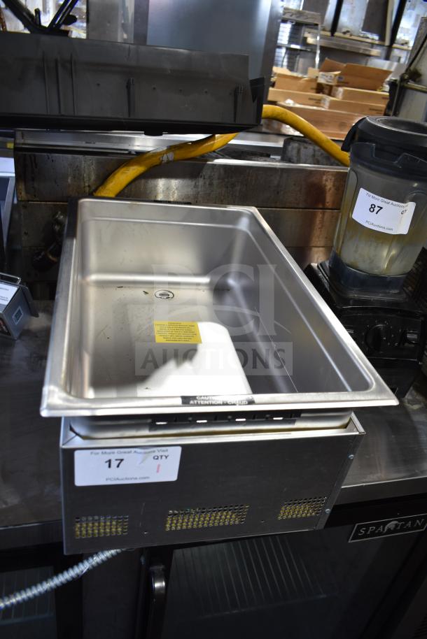 Hatco HWBI-FULD hot food well, 208V, 1 phase, insulated, with drain, new condition, visible caution label inside.