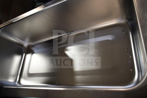 ServIt 423FW150L 12"x27" electric food warmer, new scratch, and dent. Stainless steel interior. Digital controls, 120V.