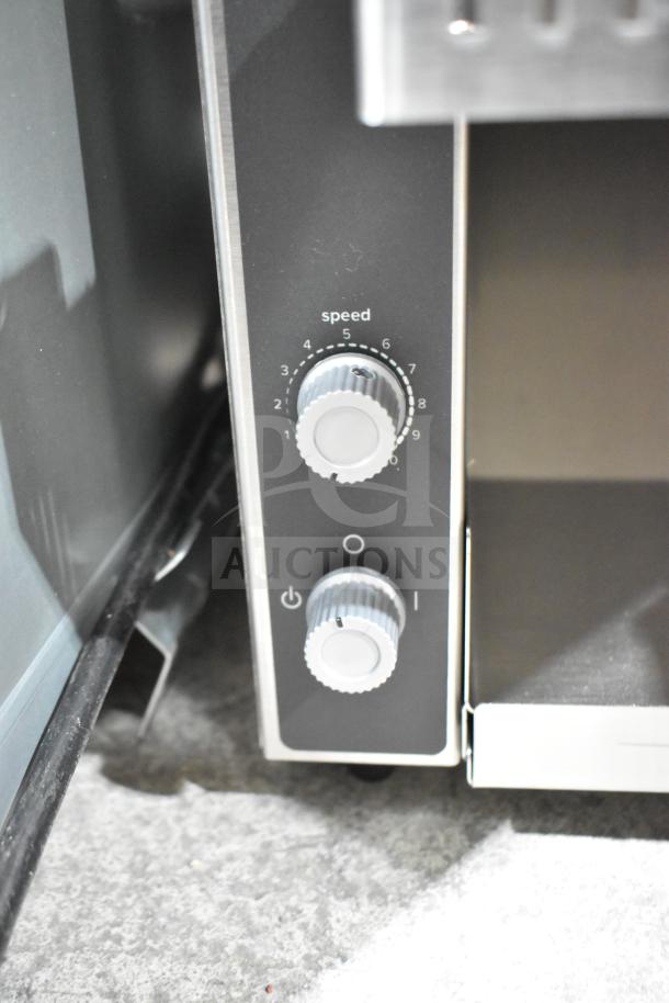 BRAND NEW Vollrath Commercial Conveyor Toaster Oven, speed and power dials visible, minor scratches.