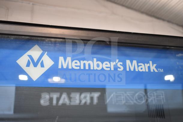 Crane 5800-4 commercial vending machine, includes bill acceptor, 115 volts, 1 phase, branded with "Member's Mark."