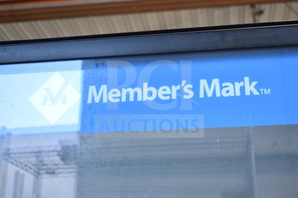 Crane 5800-4 commercial bottled drink vending machine, features bill acceptor, 115 volts, 1 phase, branded Member's Mark.