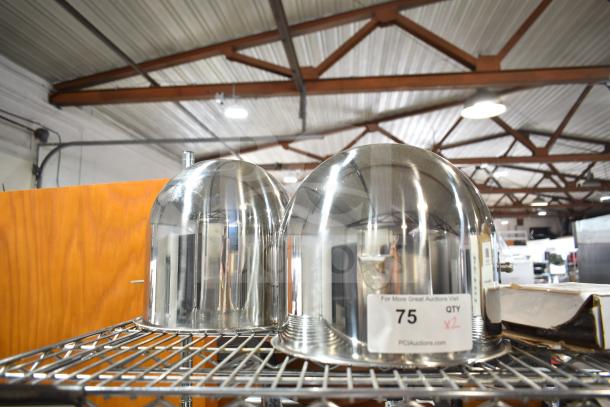 2 brand new Ecoline by Hobart BOWL-EMM10 10 Qt. stainless steel mixing bowls. Scratch and dent condition, quantity label.