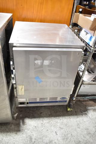 Follett REF5-00-0000 commercial undercounter cooler, stainless steel, single door, 115V, 1 phase, used condition.