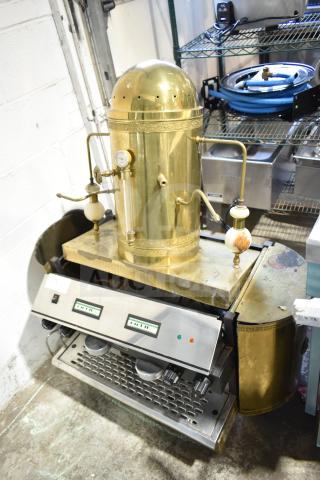 Astra Commercial Countertop 2 Group Espresso Machine w/ Steam Wand.