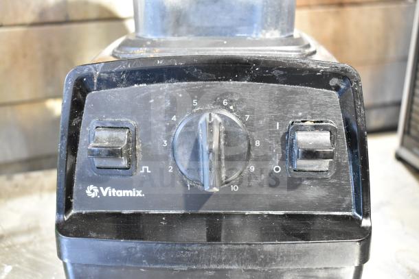 Vita-Mix VM0197 countertop blender, 120 volts, 1 phase. Features speed dial and switches. Shows signs of wear.