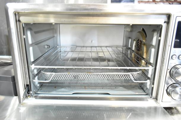 Cosori CO130-AO Countertop Air Fryer Toaster Oven, 120V, 1 Phase, open view showing interior racks, gently used.