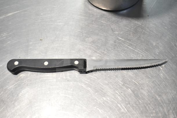 ALL ONE MONEY! Tier Lot of Various Items Including Baking Pans, Stainless Steel Drop In Bins, China Cap Strainer, Stock Pot, Cutting Boards and Knives - Image 6 of 20