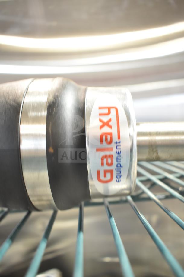 Galaxy 177IMBL9 Immersion Blender, stainless steel, visible logo, 110-120V, 1 phase, excellent condition.