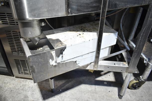 American Dish Service ADS AF-3DS commercial dishwasher, stainless steel, single phase, 120V, visible wear, used condition.