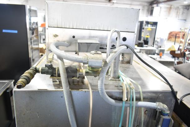 American Dish Service ADS AF-3DS commercial dishwasher, 120V, 1 Phase. Visible hoses and connections, used condition.