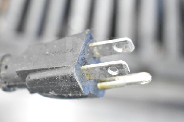 Close-up of the plug for an American Dish Service ADS AF-3DS commercial dishwasher, 120 Volts, 1 Phase.