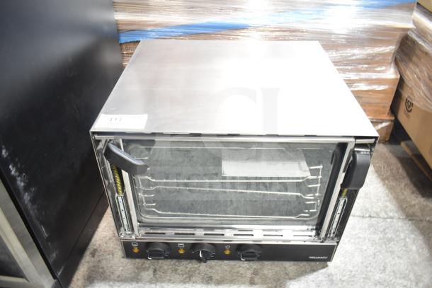 Vollrath COV-120-HS half-size convection oven, new with scratches, missing pane and handle, 120V, 1 phase.