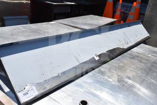 Sapphire Wall Mount Shelf, metal, visible wear, scratches, label showing model and brand.