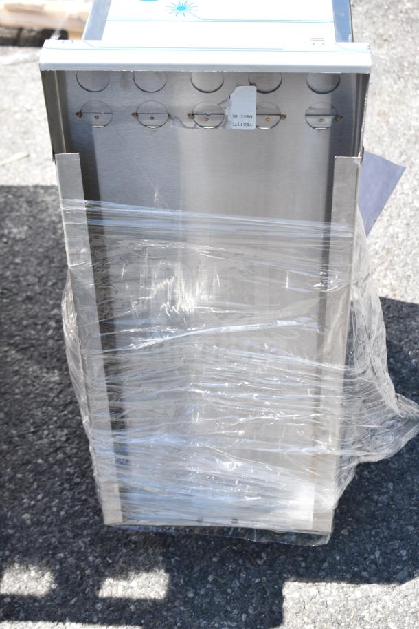 Brand new Eagle Group FBGR12-18 Glass Rack Storage Unit, 12", with flatboard top. Scratch and dent condition, in packaging.