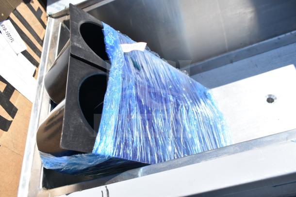 Advance Tabco CRI-12-36-10 underbar ice bin with 10 circuit cold plate, 36" x 21", new scratch and dent condition, wrapped.