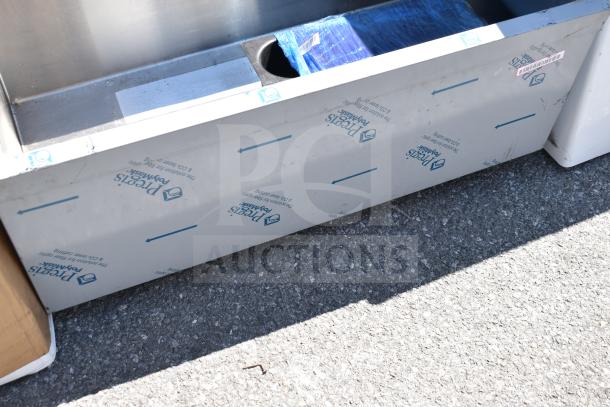 BRAND NEW Advance Tabco CRI-12-36-10 underbar ice bin, 36"x21", 10 circuit cold plate, minor scratches, 119 lb.