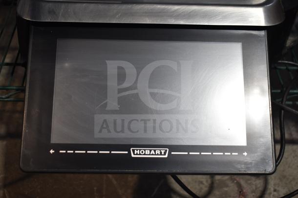 2016 Hobart HTi-7LH commercial countertop food portioning scale, touchscreen, model HTi-7LH, in good condition.