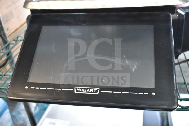 Hobart HTi Commercial Countertop Food Portioning Scale, tested and working. Features digital display. 120/208-240V, 1 Phase.
