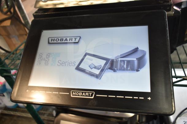 Hobart HTi commercial countertop food portioning scale, digital display. 120/208-240V, 1 Phase. Tested and working.
