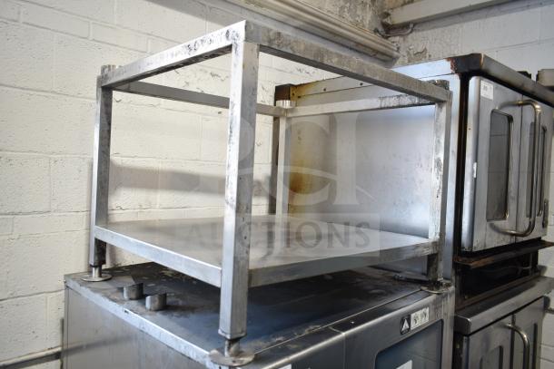 Alto Shaam CTP10-10EVH stainless steel combi convection oven with equipment stand, used. 208/240V, 3-phase.