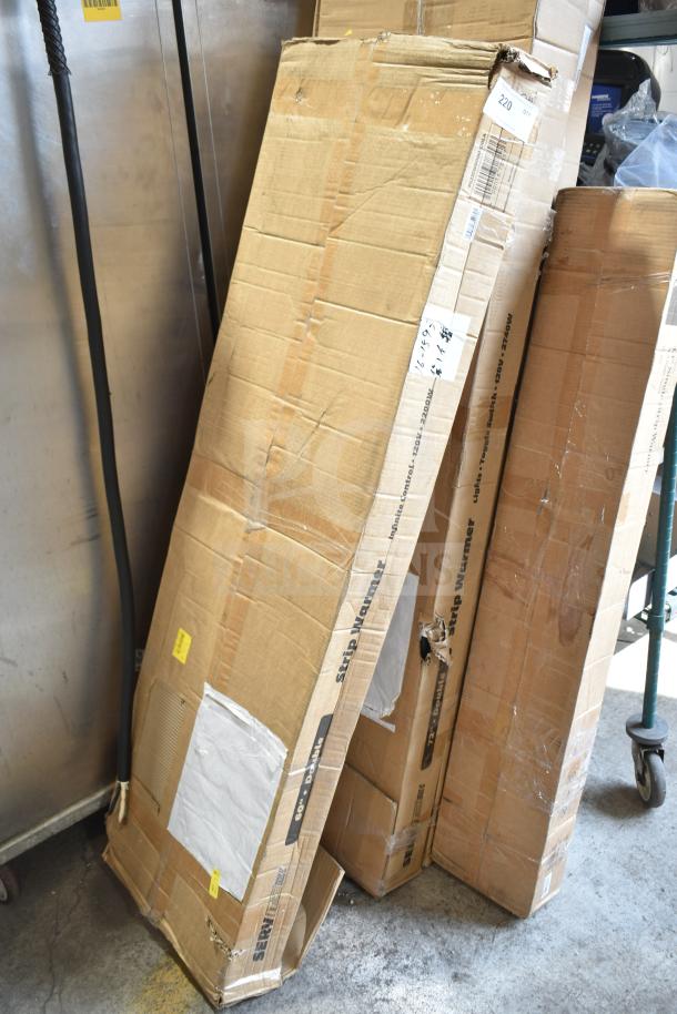 BRAND NEW SCRATCH AND DENT! 2025 ServIt 423SW60INHDBLA 60" Double Strip Warmer with Dual Adjustable Infinite Controls. 120 Volts, 1 Phase. - Image 2 of 3