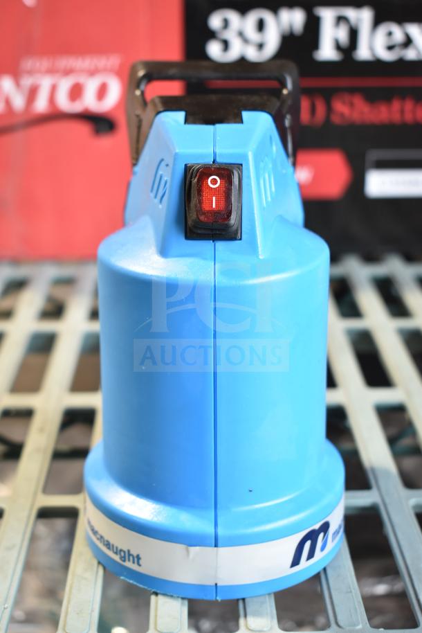 BRAND NEW Macnaught BP20-PH BOP Power Head, blue, scratch and dent condition, with visible on/off switch.