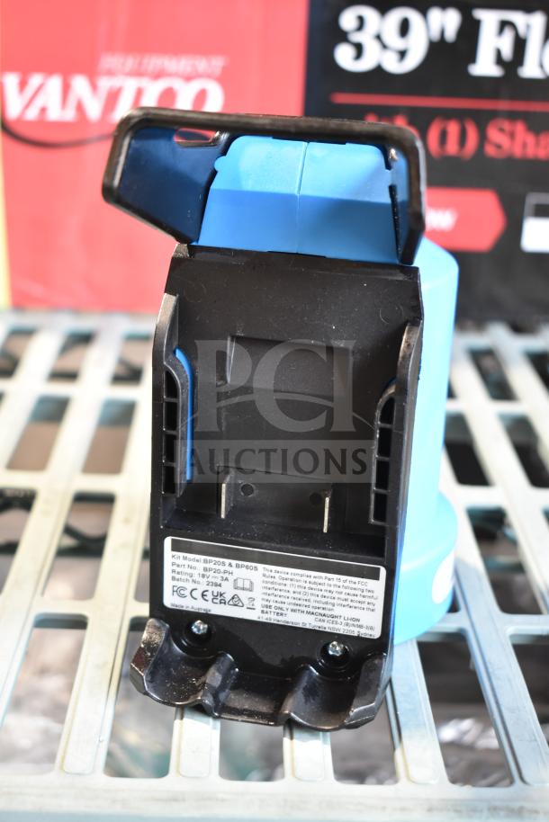 BRAND NEW Macnaught BP20-PH BOP Power Head, scratch and dent condition. Label shows model, rating, and compliance info.