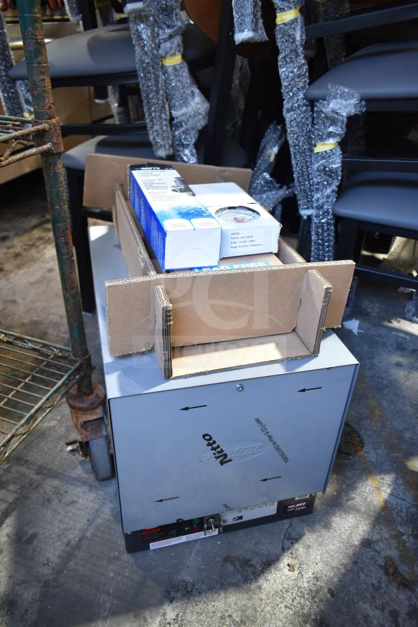 Brand new Hatco C-13 Commercial Booster Water Heater with accessories. Compact design, 208V, 3 Phase. Some scratches.